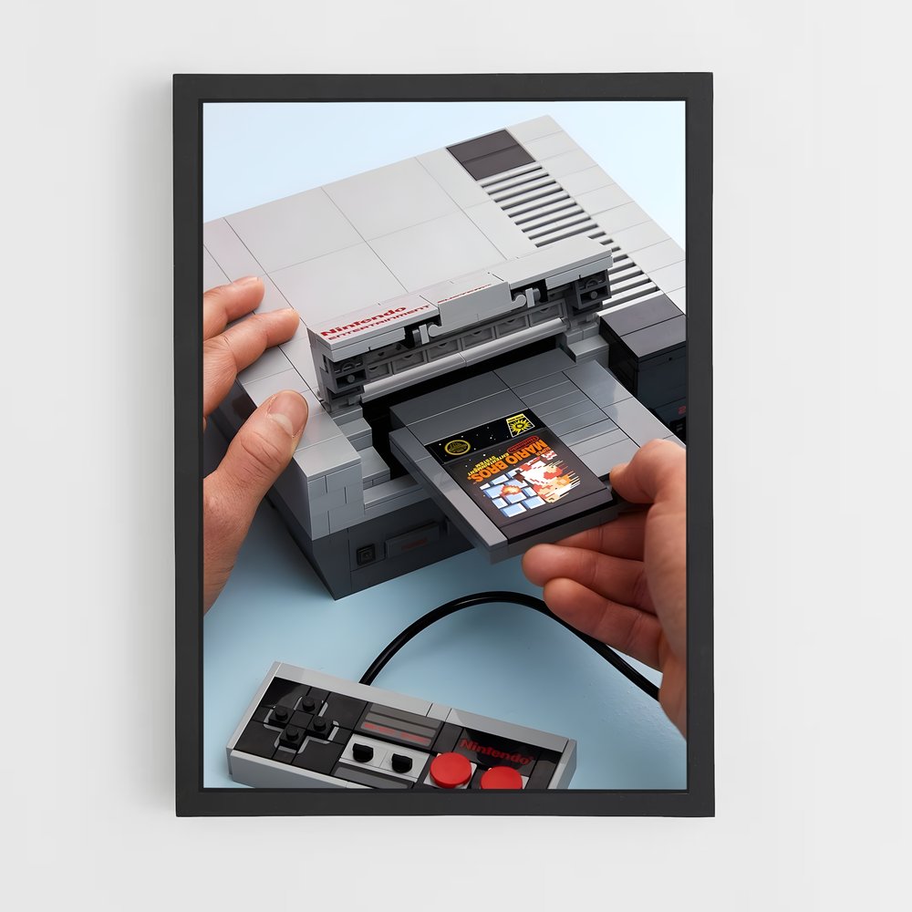 Poster Playtime Nostalgia – affiche Consoles (vue 2)
